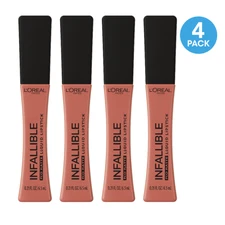 L'Oréal Infallible Pro Matte Liquid Lipstick 0.21 oz 4 Pack New
