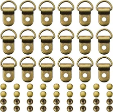 300 Pieces Bronze Shoe Boot Laces Hooks Eyelet Repair Kit Metal bronze 