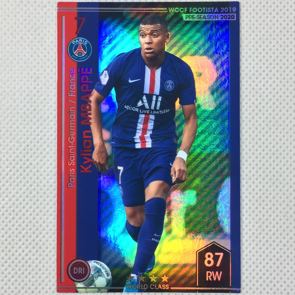 2017 Panini WCCF Mbappe ムバッペ RC PSA9 2017 Panini WCCF Mbappe
