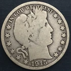 🇺🇸🇺🇸🇺🇸 1915 D BARBER HALF DOLLAR ½ Dollar "Barber Half Dollar" 🇺🇸🇺🇸