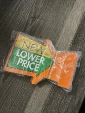 Sale Price Tags new lower price orange discount tag store retail shelf （50pcs）
