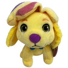 Nickelodeon Sunny Day Doodle Plush Dog Yellow With Hat and Tag by Mattel