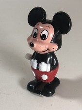 Vintage Tomy Disney Mickey Mouse Wind-up Walking Toy Tested And Working