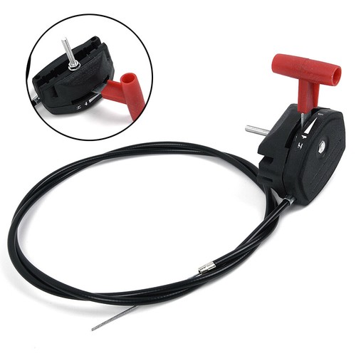 56 Inch Alloy Throttle Cable & Choke Lever Lawnmower Lawn Mower Accessories - Picture 2 of 10