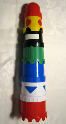 IKEA Stapel Becher Turm Hunde Intelligenz Spielzeug Sammlerstück 1999