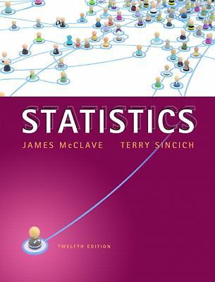 Statistics [With CDROM] by McClave, James T.; Sincich, Terry T.
