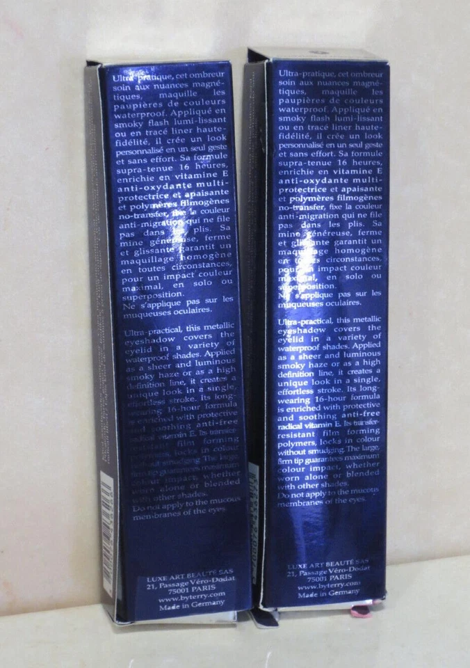 T BY TERRY AQUA-PRINT AQUA-STAIN EYESHADOW - 3 PEACH TORNADO & 4 GREEN FIZZ - Image 2 of 3