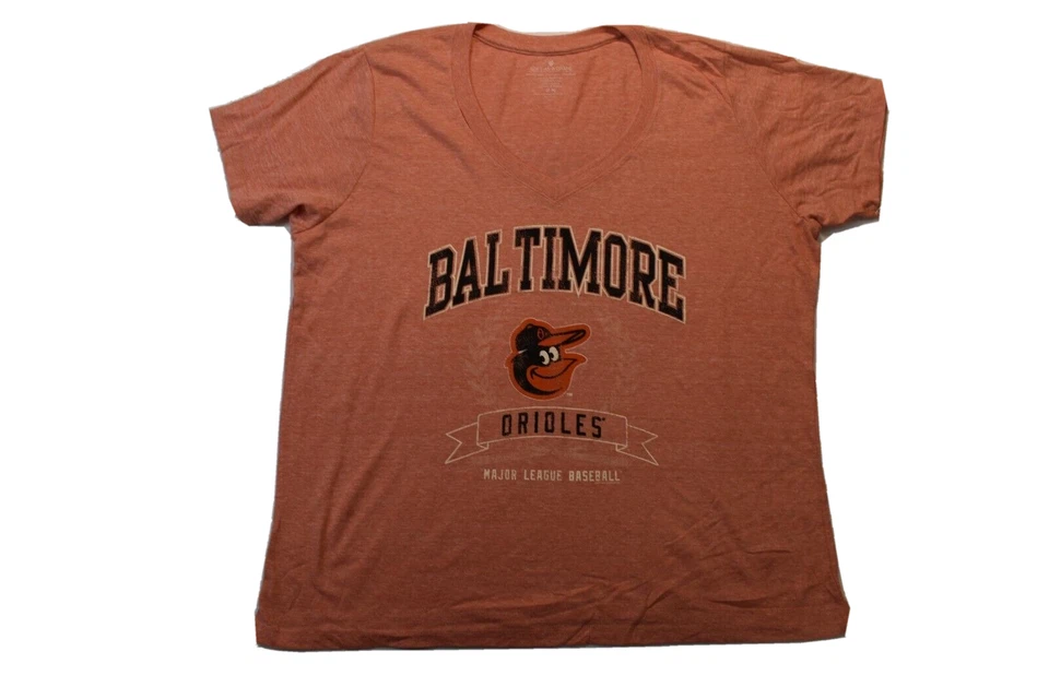 Camisa de béisbol Soft As A Grape para mujer MLB Baltimore Orioles nueva M, 2XL Foto 3 de 4