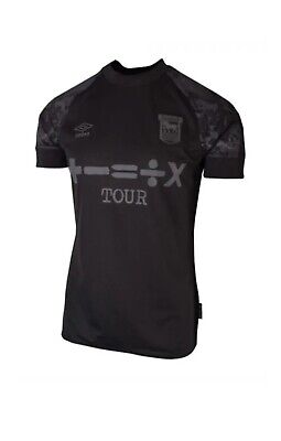 Ipswich Town 22/23 Third Black Out shirt Mens Ed Sheeran Ipswich Town 22/23 Third Black Out shirt Mens Ed Sheeran