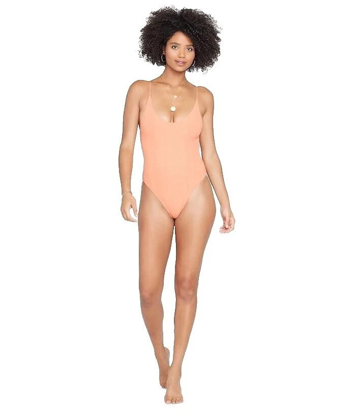 多色连体泳衣女