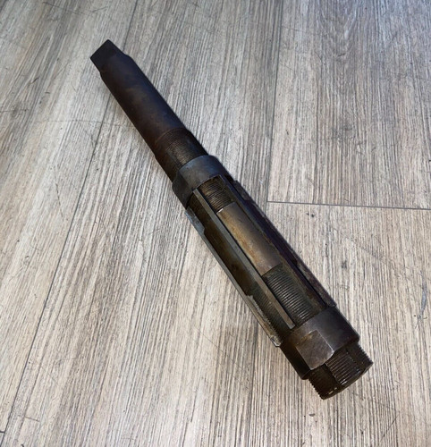 20" Long 2-1/2" Dia. High Speed Steel Adjustable Hand Reamer CNC Metalworking