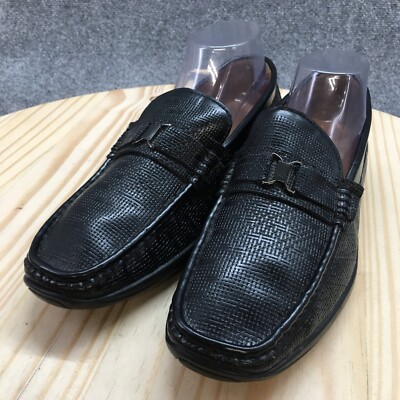Xray Shoes Mens 8 Slip On Penny Loafers Black Faux Leather  display picture 3