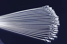 92.5% Silver Snake Chain Necklace - Great for Necklace Charms NEW Various Sizes