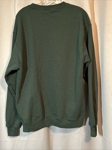 Champion Binghamton University Crew Neck Sweatshirt Large Green EUC - Picture 6 of 10