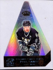 1997-98 Pacific Crown Royale Paul Kariya Cramer's Choice Award Jumbos #1 Ducks
