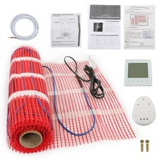LABLT 20 Sqft Mat Kit 120v Electric Radiant Floor Heating System for Under Tile