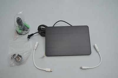 20W Solar Panel 5V für Ring Spotlight Cam Stick Up Cam DC 3.5x1.35 Schwarz