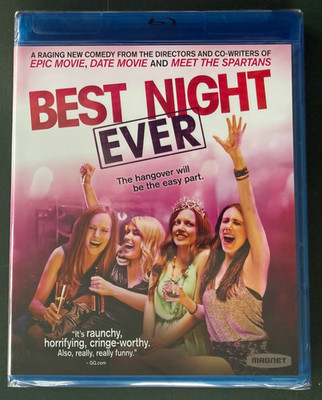 Best Night Ever (Blu-ray) 2013, R, MINT CONDITION, FACTORY SEALED, Ohio seller