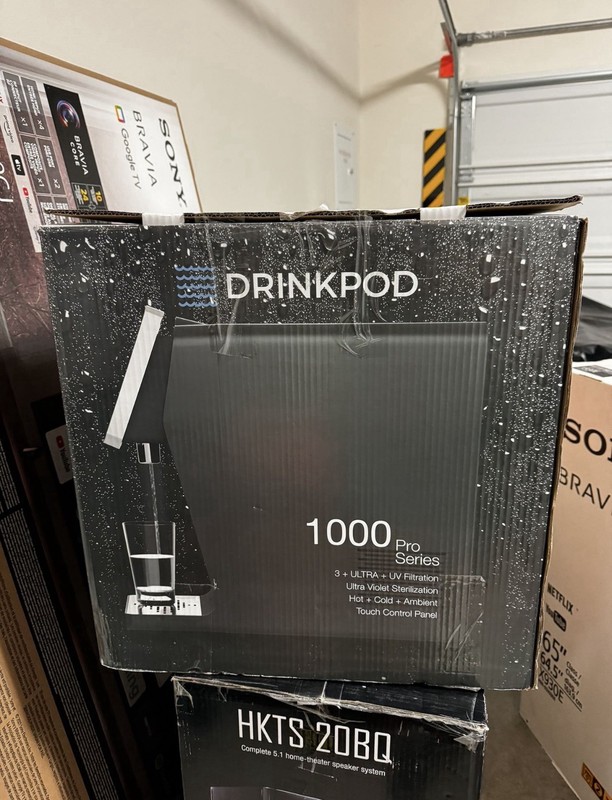 Drinkpod 1000 Pro Hot/Cold Bottleless Water Dispenser UV Sterilization + Filters