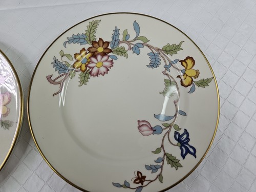 Rosenthal Persiana Continental Bread Butter Plate Ivory Floral Set 4 Germany - Picture 3 of 8