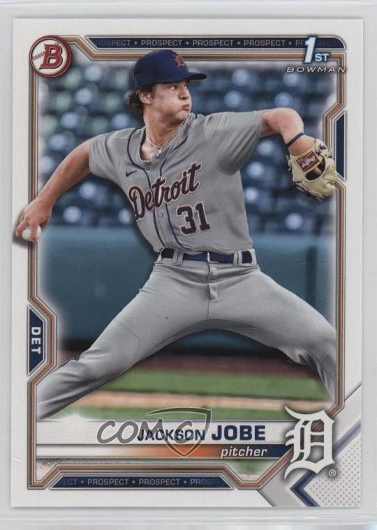 2021 Bowman Draft Jackson Jobe #BD-69 0k6a