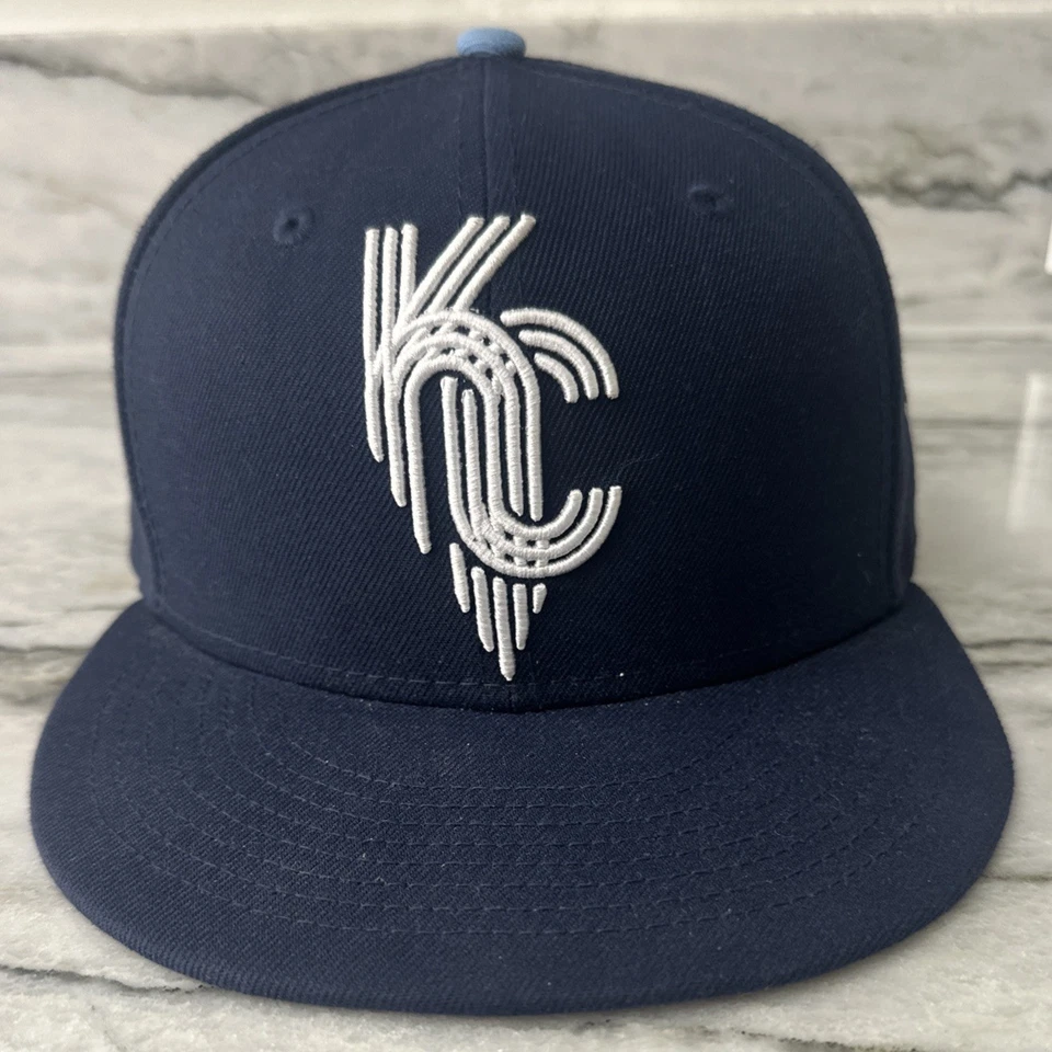 KC Royals City Connect Hat Fitted Cap New Era 59Fifty 7 1/8 Kansas City 5950 - Image 2 of 4