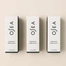 OSEA Hyaluronic Body Serum Set of 3 | 1 fl oz Each | Hydrating Seaweed & Peptide