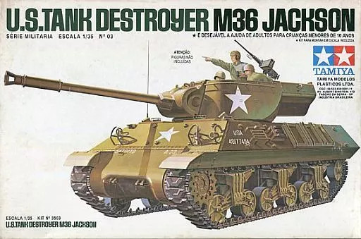 TAMIYA M36 Jackson タンクデストロイヤー 1/35 Tamiya 1/35 U.S.Tank Destroyer M36 Jackson American Tank