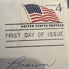 First Day Of Issue July 4 1959 Auburn NY Flag USA Vintage Stamp Envelope Cover — photo 3