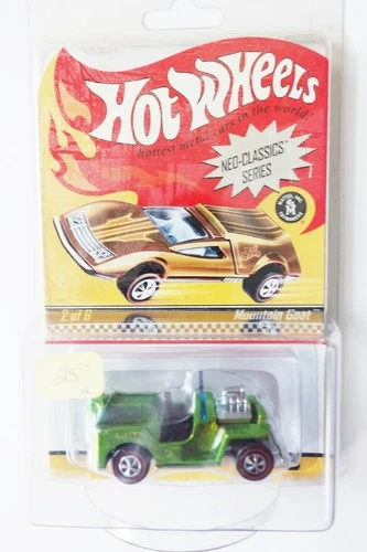 Hot Wheels Redline Club Neo-Classics Mountain Goat w RLs #3279/5000 on 2009 card