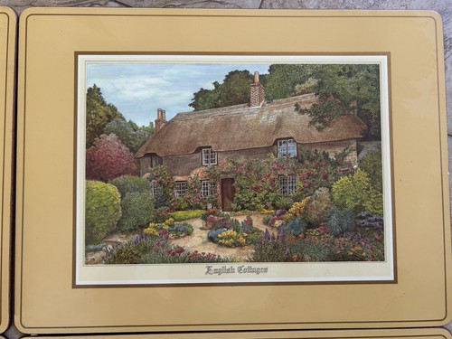 VIER (4) Pimpernel Tischsets Englisch Landhäuser England in Box 16” x 12” - Bild 5 von 8