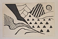 ALEXANDER CALDER "LA RECOLTE" ETCHING SIGNED & NUMBERED 31/90 "The Harvest"