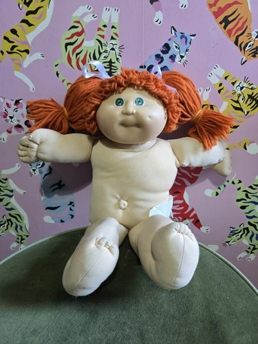 vintage Cabbage patch kid 1980s hm3 redhead pigtails doll