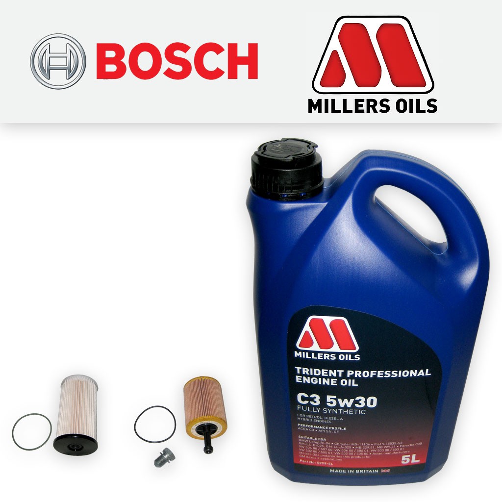 SERVICE KIT for SKODA OCTAVIA (1Z) 1.9 TDI OIL FUEL FILTERS UFI +OIL (2005-2013)
