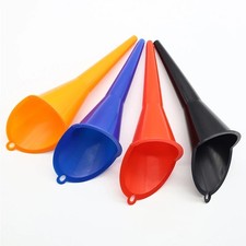 Long-stem Plastic Fuel Funnel for Vehicles   Anti-splash Refueling Tool