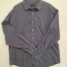 UNTUCKit Shirt Mens Size XXL Slim Fit Gray Long Sleeve Wrinkle Free