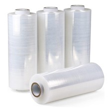 2 Rolls Cast Machine Pallet Stretch Wrap Clear Shrink Film 19.7"x5000' 75 Gauge