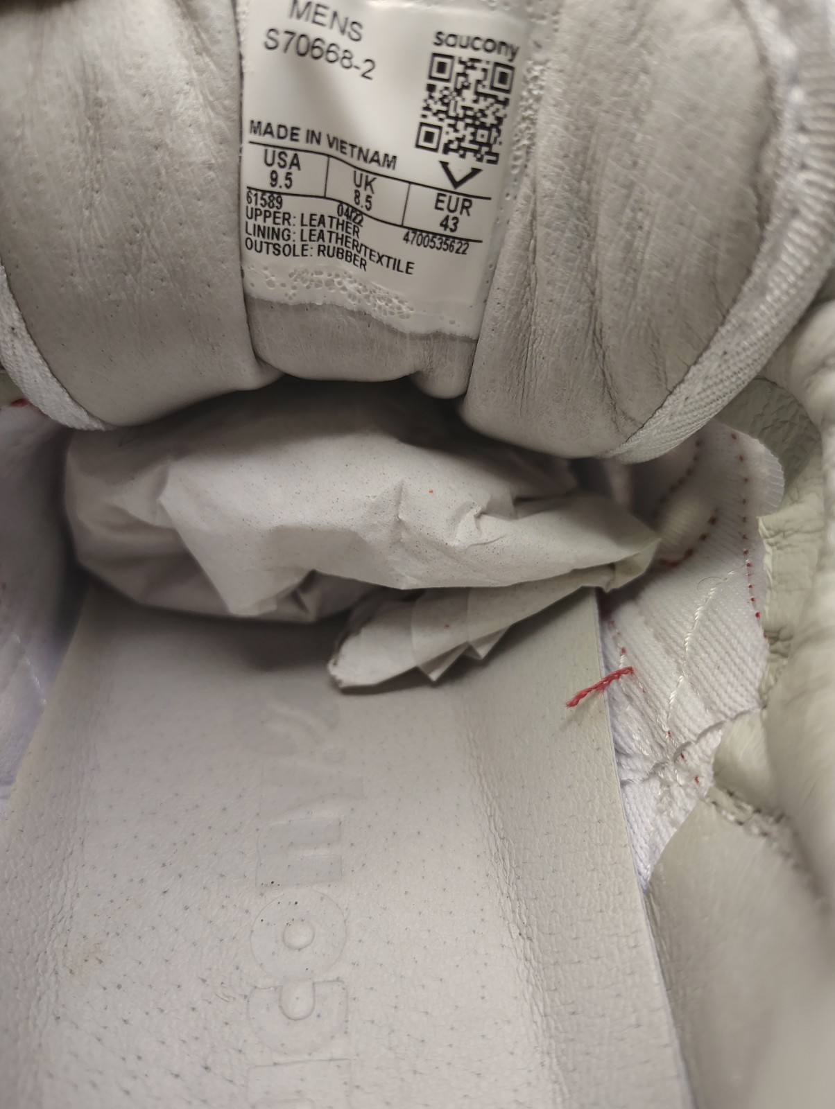 Saucony Shadow 6000 Us Size 9.5 /S70668-2 Red White Gray Sneakers thumbnail 12