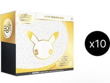 Pokemon TCG 30th Celebration Elite Trainer Box 10 ETB Case - Factory Sealed