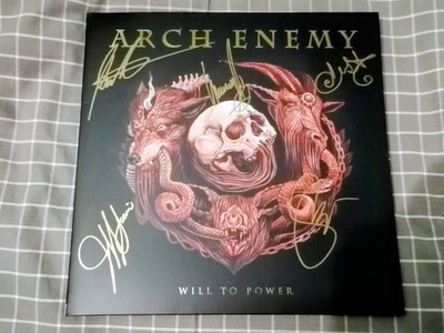 Arch Enemy ''Will To Power'' Deluxe Box SIGNED LP