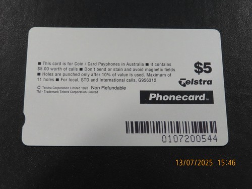 Australian phonecard - $5 Chinese New Year - Picture 2 of 2