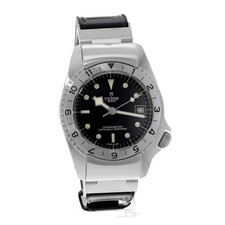 Tudor Black Bay 70150 P01 42mm Black Dial Steel Leather Mens Watch Card 2020 7