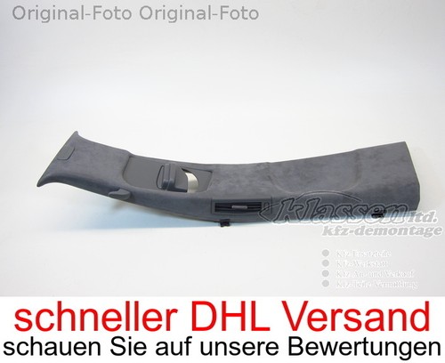 Verkleidung B-Säule links Mercedes S-Klasse W221 S 63 AMG Alcantara