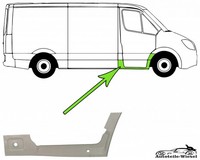 Reparaturblech Einstiegsblech Verzinkt Rechts FüR Ford Transit Tourneo 91-00