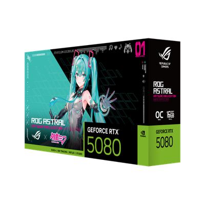 グラフィックボード・グラボ・ビデオカード ROG ASTRAL HATSUNE MIKU EDITION RTX 5080 ROG Strix GeForce RTX 5080 Hatsune Miku Edition | eBay