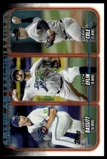2024 Topps #57 American League Leaders Wins (Bassitt/Eflin/Cole)