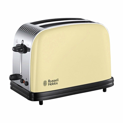 Russell Hobbs 2-Scheiben-Toaster 2-Schlitz Beige/Silber Edelstahl