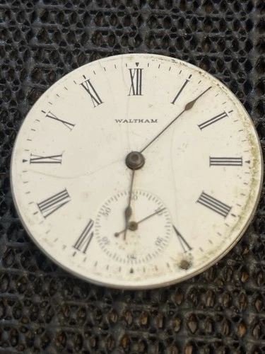 Antique 1903 Waltham Model 1899 610 Pocket Watch Movement Runs 16s 7j