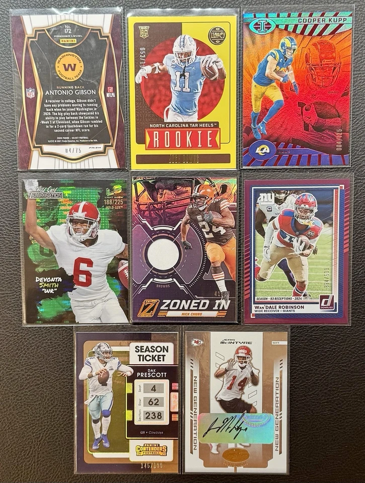 Lot of 24 Panini Card Lot Auto, #’d, RC’s, Prizms, Patch /50 - Image 4 of 4