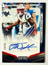 2019 Panini Playoff JoeJuan Williams AUTO RC SP #/50 Patriots Star Rookie!